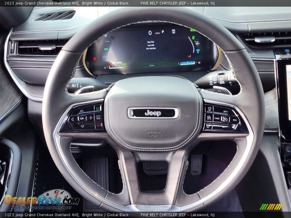 2023 Jeep Grand Cherokee Overland 4XE Steering Wheel Photo #12