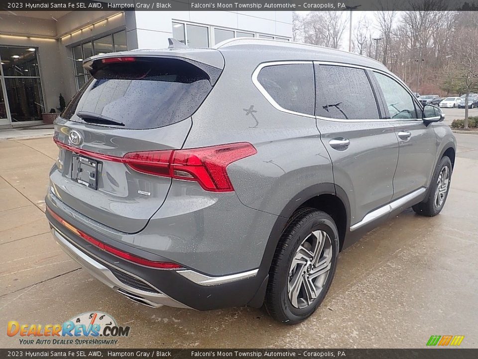Hampton Gray 2023 Hyundai Santa Fe SEL AWD Photo #2