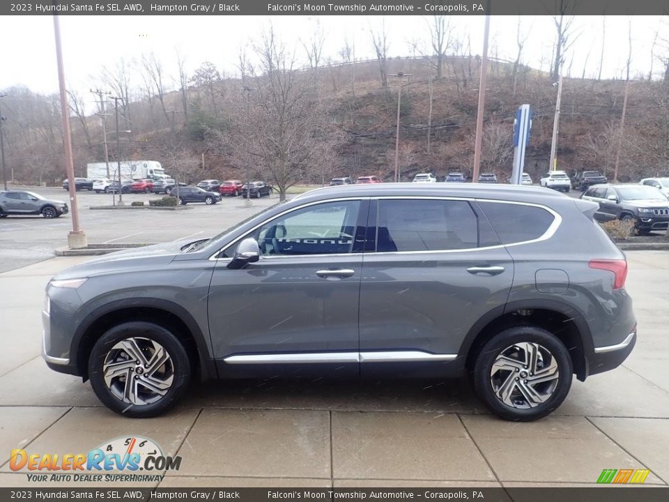Hampton Gray 2023 Hyundai Santa Fe SEL AWD Photo #6