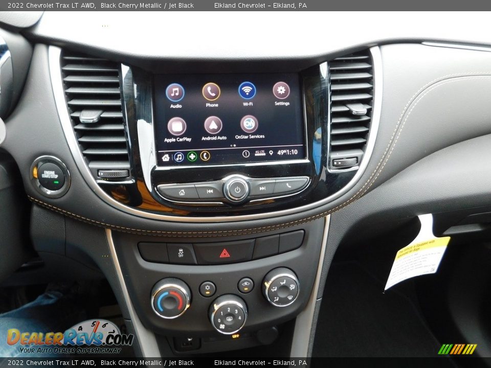 2022 Chevrolet Trax LT AWD Black Cherry Metallic / Jet Black Photo #25