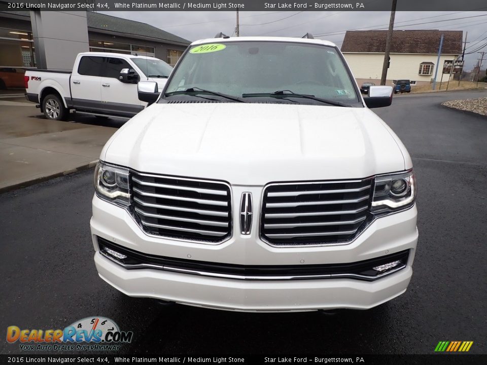 White Platinum Metallic 2016 Lincoln Navigator Select 4x4 Photo #8