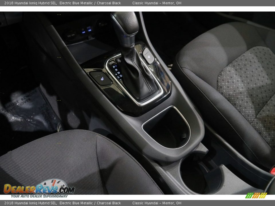 2018 Hyundai Ioniq Hybrid SEL Electric Blue Metallic / Charcoal Black Photo #13
