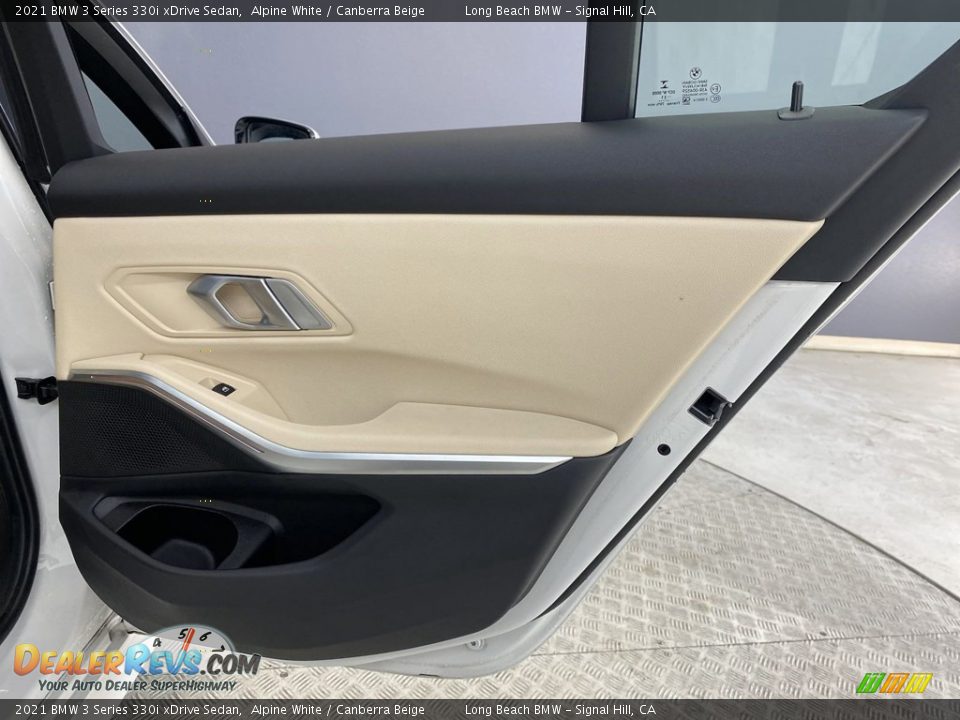 2021 BMW 3 Series 330i xDrive Sedan Alpine White / Canberra Beige Photo #34