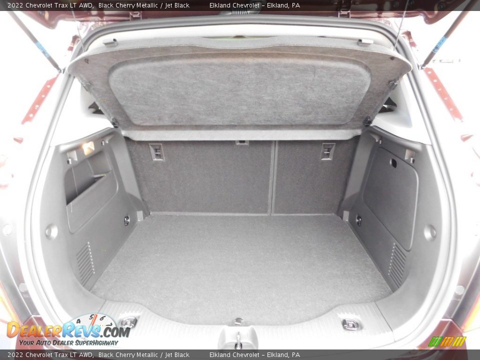 2022 Chevrolet Trax LT AWD Black Cherry Metallic / Jet Black Photo #35