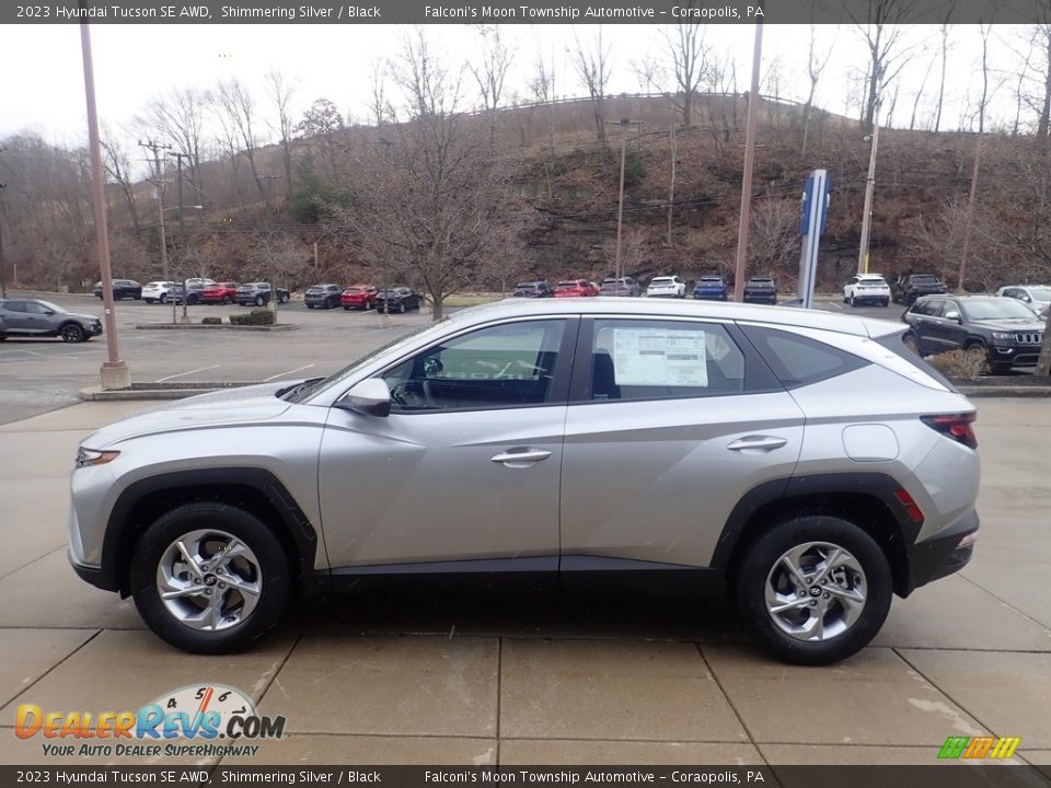 Shimmering Silver 2023 Hyundai Tucson SE AWD Photo #6