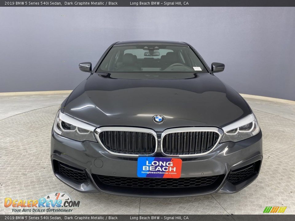 2019 BMW 5 Series 540i Sedan Dark Graphite Metallic / Black Photo #2