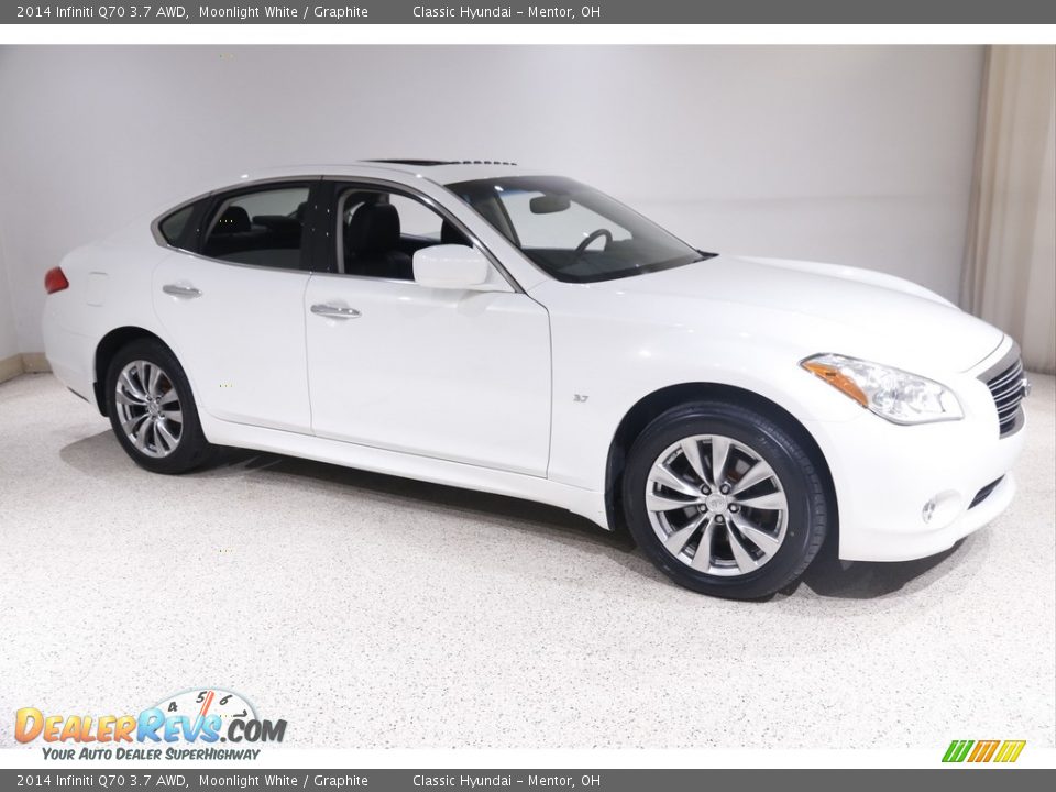 Moonlight White 2014 Infiniti Q70 3.7 AWD Photo #1