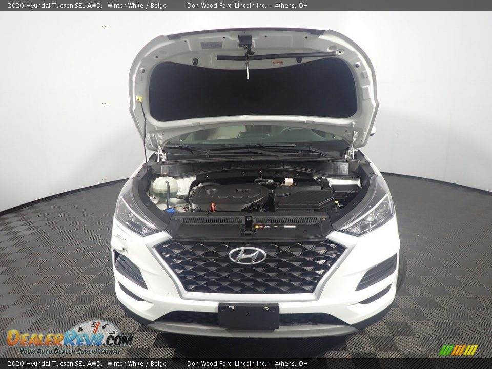2020 Hyundai Tucson SEL AWD Winter White / Beige Photo #3