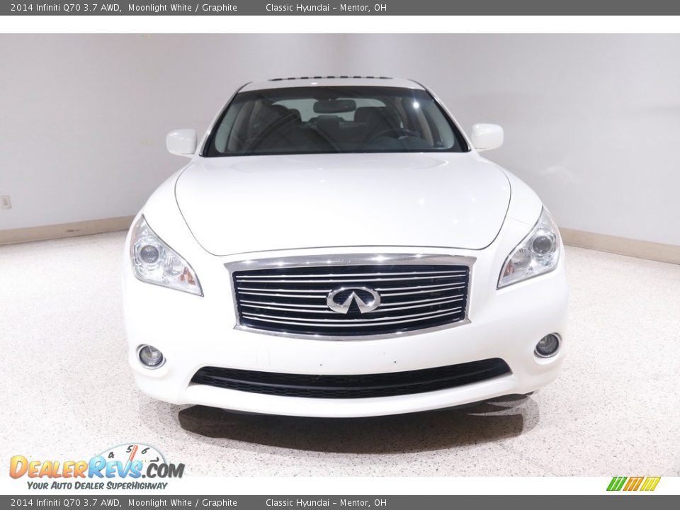 2014 Infiniti Q70 3.7 AWD Moonlight White / Graphite Photo #2