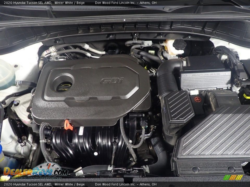 2020 Hyundai Tucson SEL AWD Winter White / Beige Photo #4