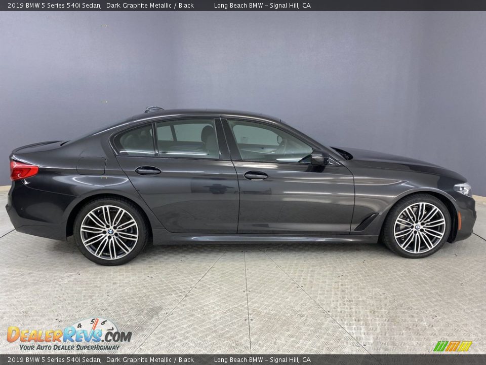 Dark Graphite Metallic 2019 BMW 5 Series 540i Sedan Photo #5