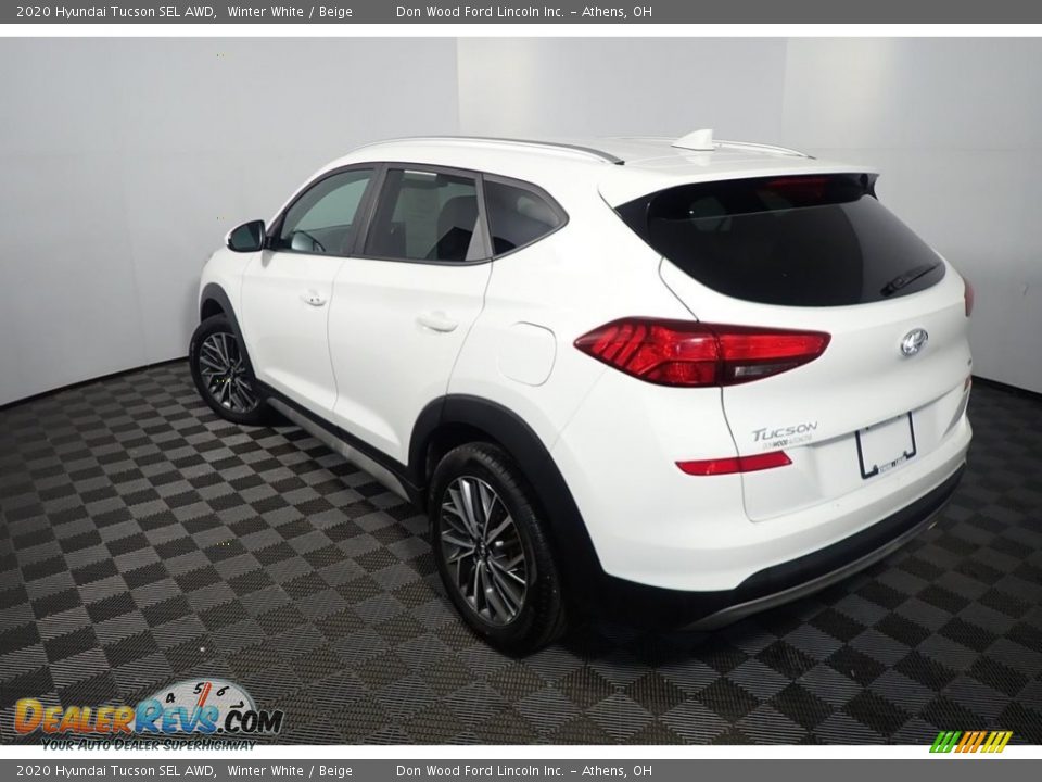 2020 Hyundai Tucson SEL AWD Winter White / Beige Photo #7