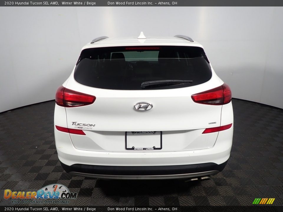 2020 Hyundai Tucson SEL AWD Winter White / Beige Photo #8