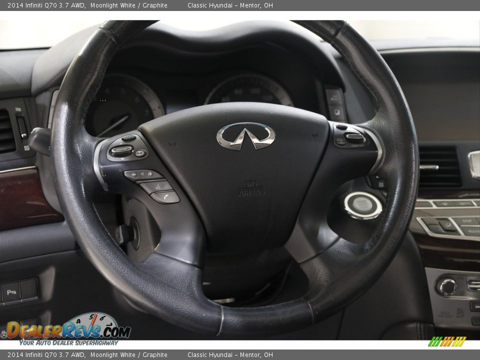 2014 Infiniti Q70 3.7 AWD Steering Wheel Photo #7