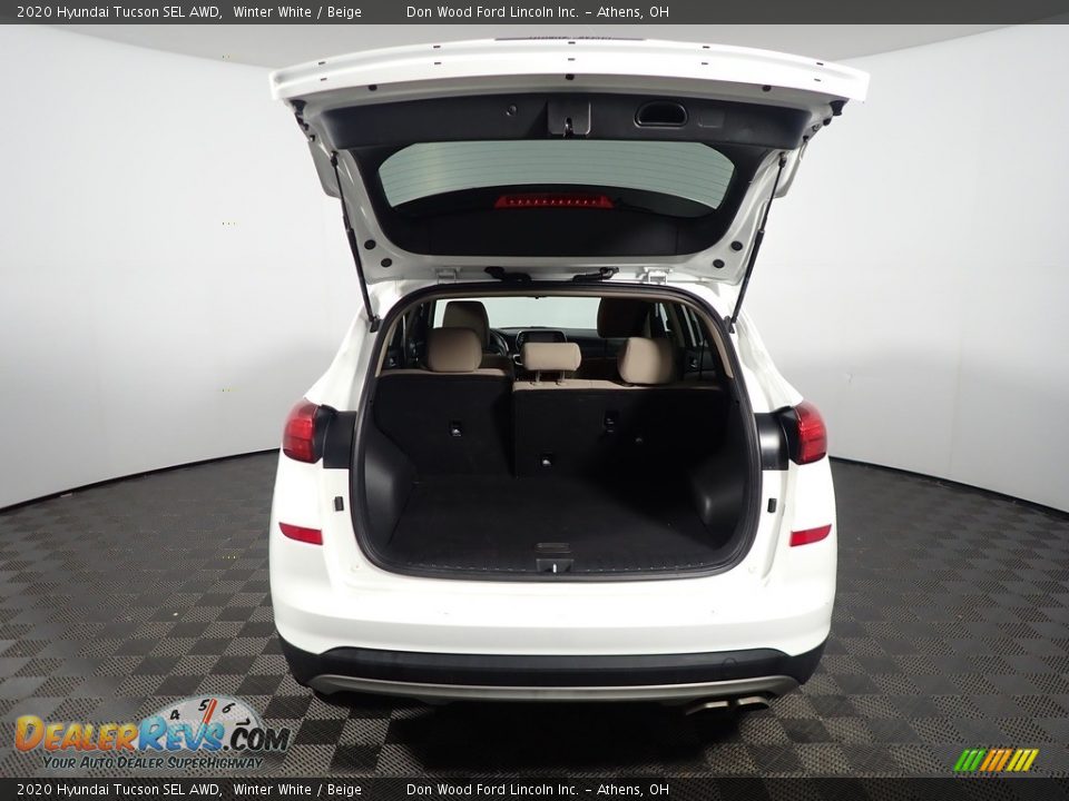 2020 Hyundai Tucson SEL AWD Winter White / Beige Photo #9