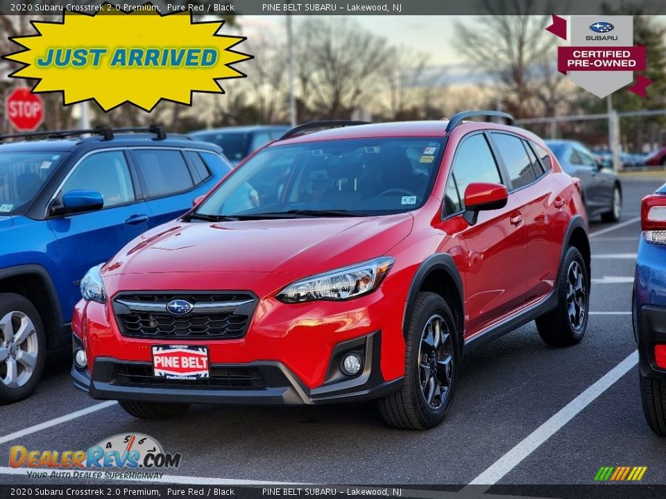 2020 Subaru Crosstrek 2.0 Premium Pure Red / Black Photo #1