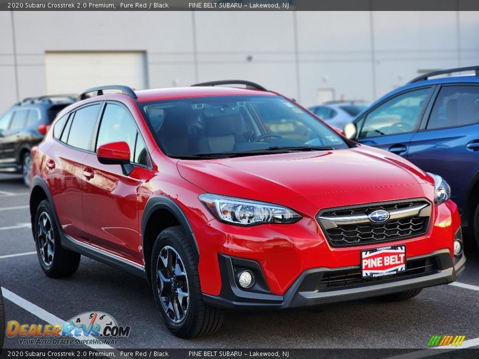 2020 Subaru Crosstrek 2.0 Premium Pure Red / Black Photo #3