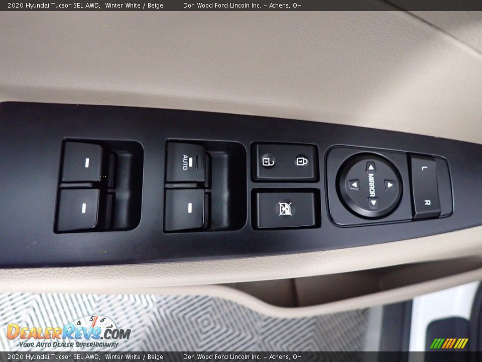 2020 Hyundai Tucson SEL AWD Winter White / Beige Photo #14