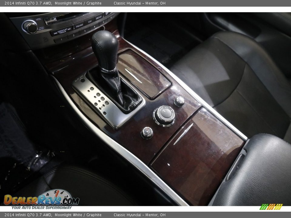 2014 Infiniti Q70 3.7 AWD Moonlight White / Graphite Photo #14