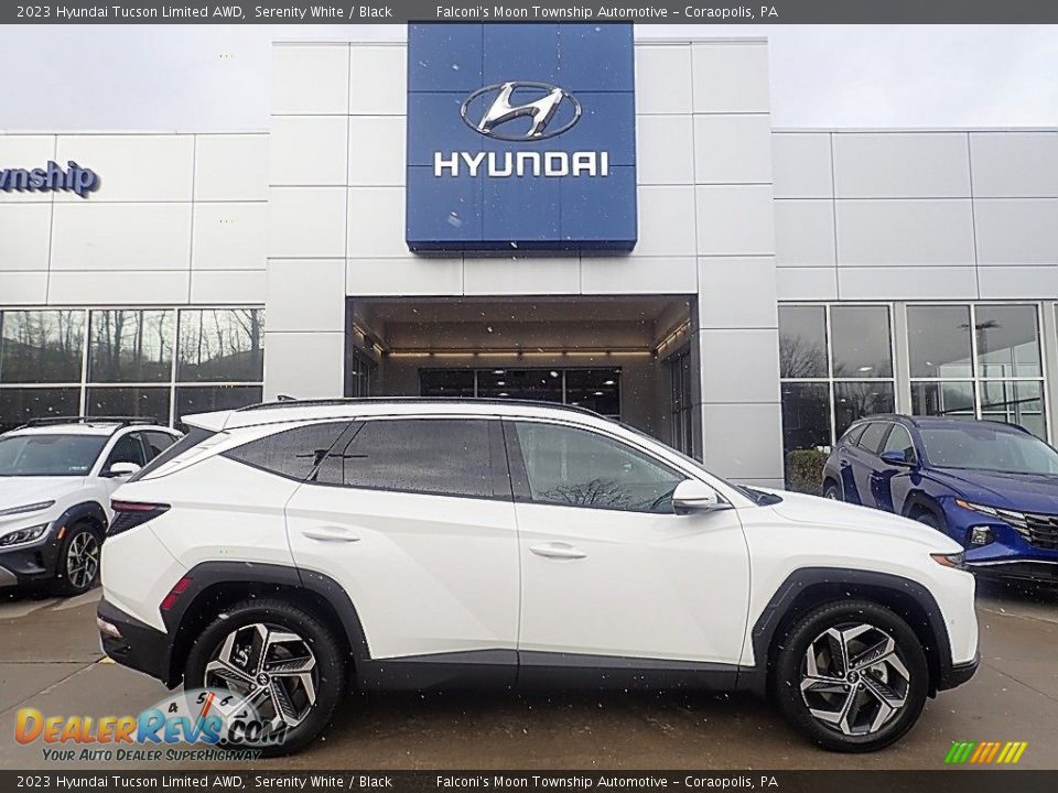 Serenity White 2023 Hyundai Tucson Limited AWD Photo #1