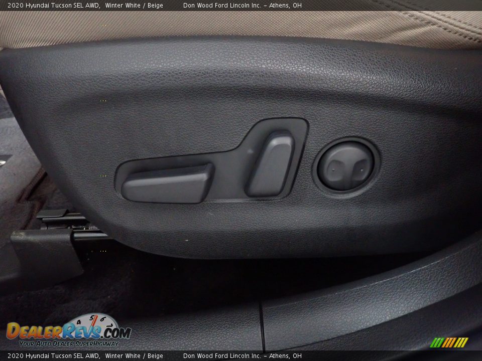 2020 Hyundai Tucson SEL AWD Winter White / Beige Photo #16