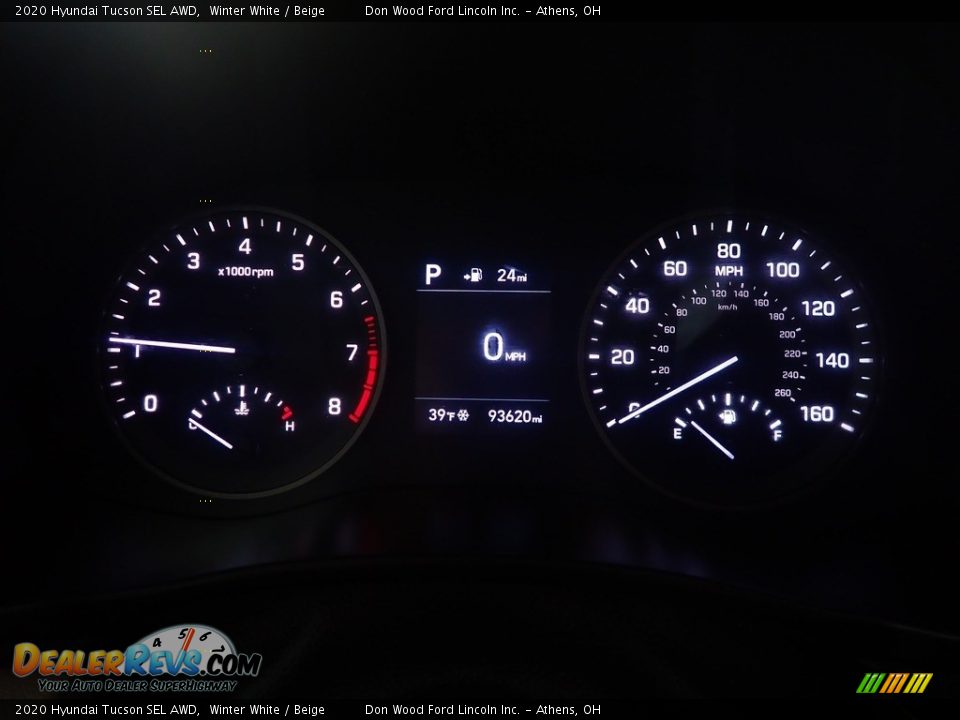 2020 Hyundai Tucson SEL AWD Winter White / Beige Photo #20