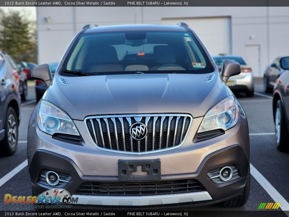 2013 Buick Encore Leather AWD Cocoa Silver Metallic / Saddle Photo #2