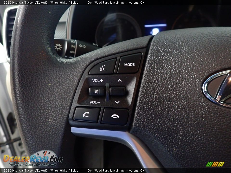 2020 Hyundai Tucson SEL AWD Winter White / Beige Photo #21