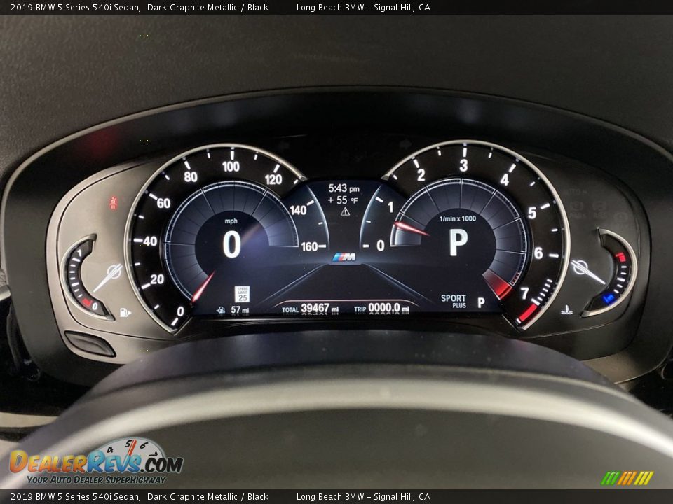 2019 BMW 5 Series 540i Sedan Gauges Photo #20