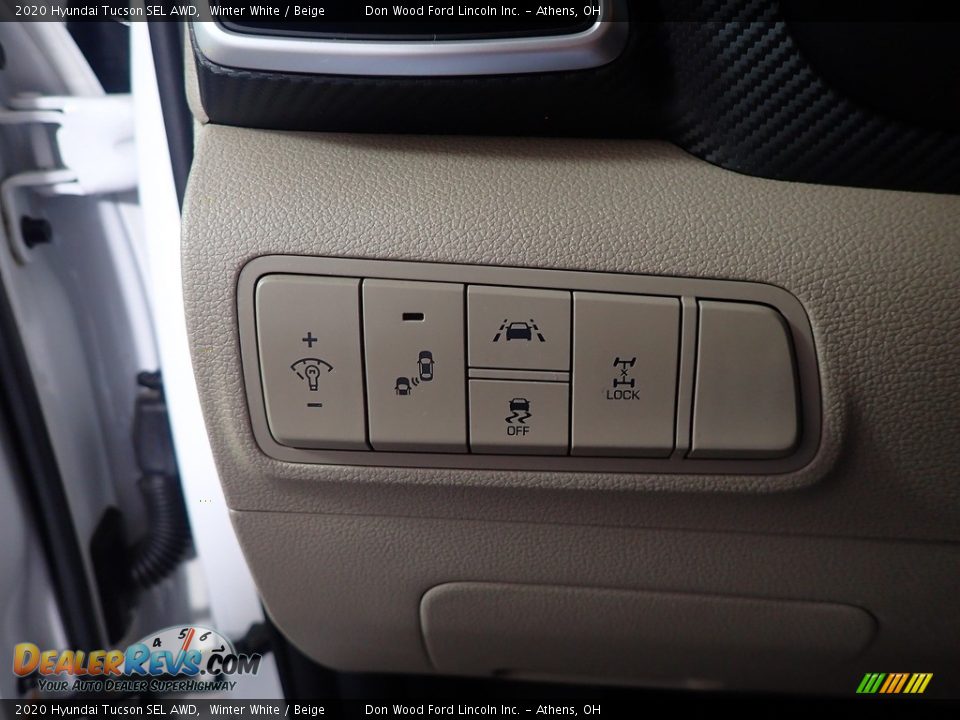 2020 Hyundai Tucson SEL AWD Winter White / Beige Photo #23
