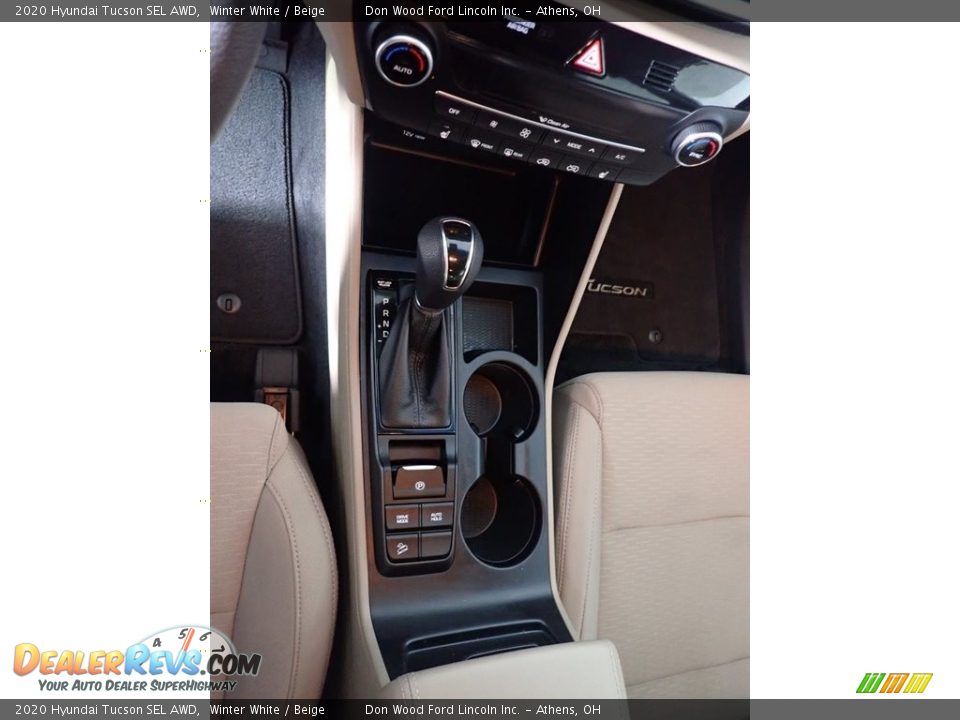 2020 Hyundai Tucson SEL AWD Winter White / Beige Photo #24
