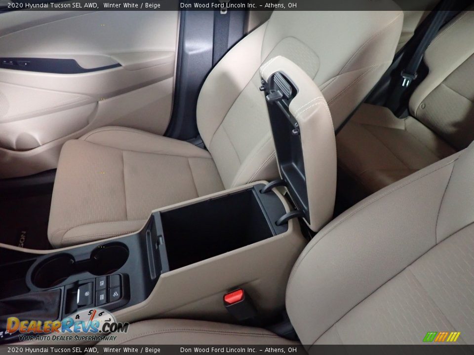 2020 Hyundai Tucson SEL AWD Winter White / Beige Photo #25