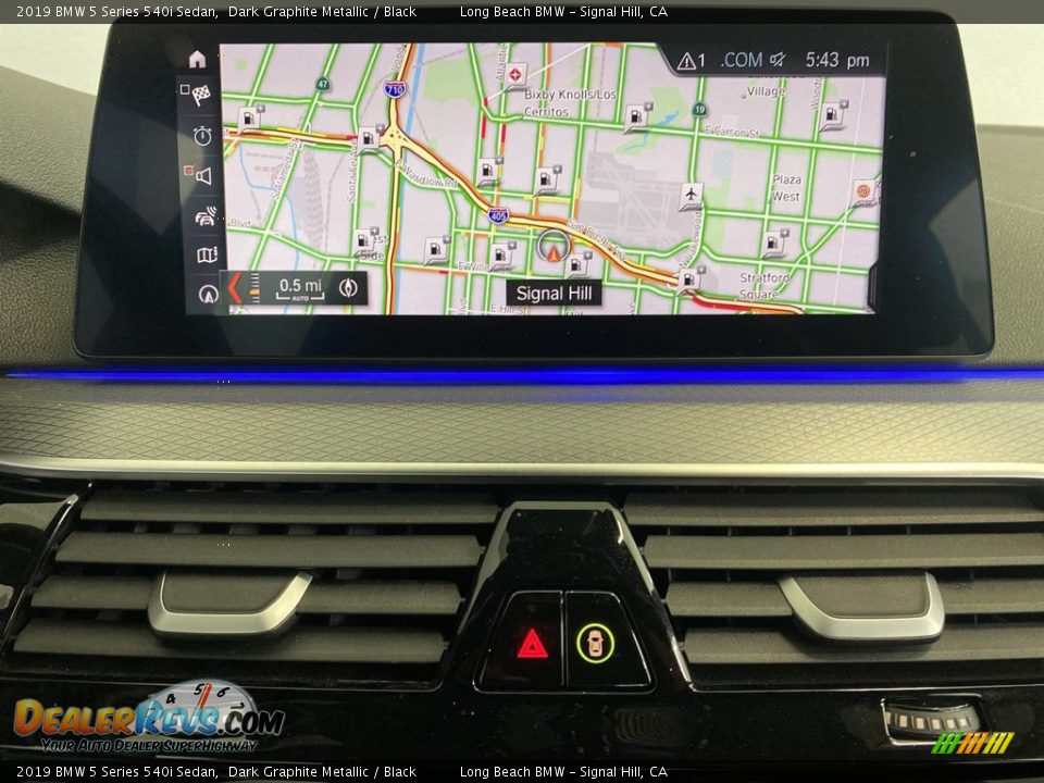 Navigation of 2019 BMW 5 Series 540i Sedan Photo #23