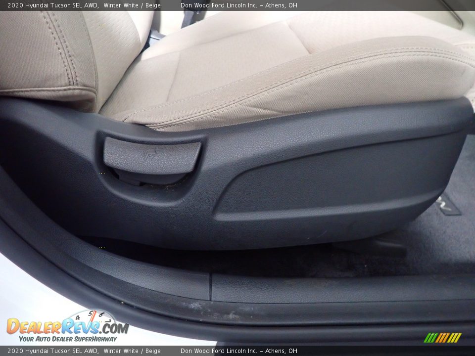 2020 Hyundai Tucson SEL AWD Winter White / Beige Photo #32