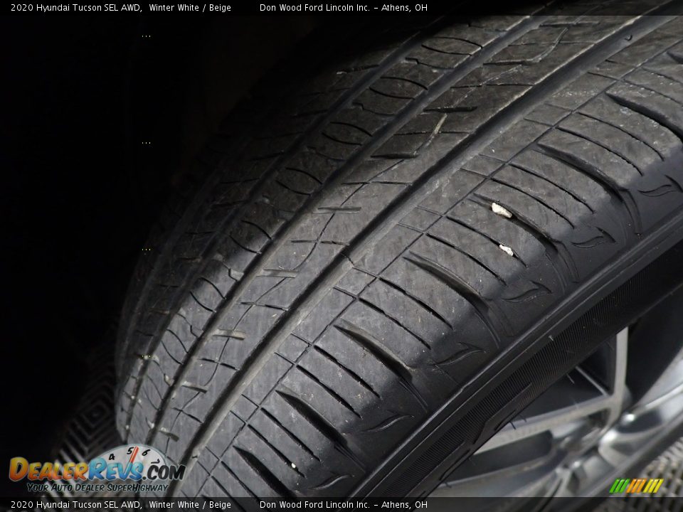 2020 Hyundai Tucson SEL AWD Winter White / Beige Photo #34