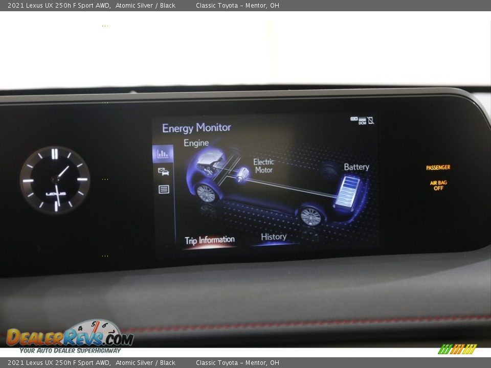 Controls of 2021 Lexus UX 250h F Sport AWD Photo #13