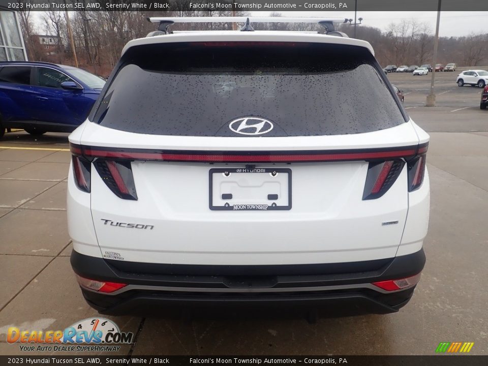 2023 Hyundai Tucson SEL AWD Serenity White / Black Photo #3