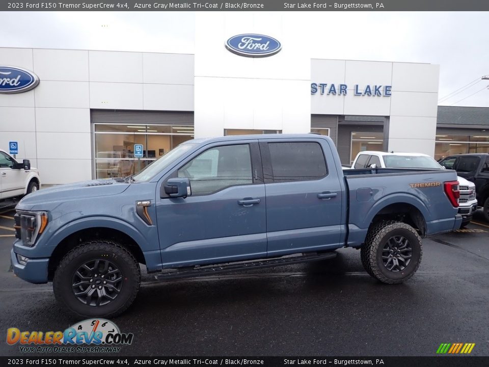 Azure Gray Metallic Tri-Coat 2023 Ford F150 Tremor SuperCrew 4x4 Photo #1