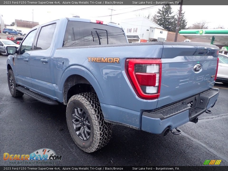 Azure Gray Metallic Tri-Coat 2023 Ford F150 Tremor SuperCrew 4x4 Photo #3