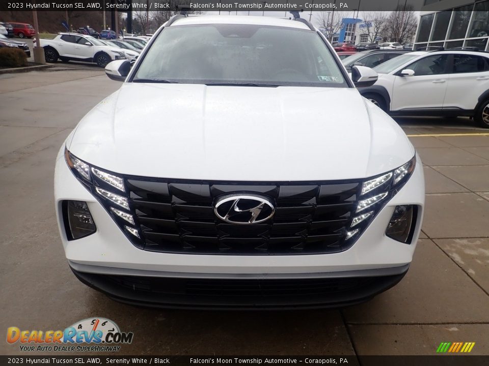 2023 Hyundai Tucson SEL AWD Serenity White / Black Photo #8