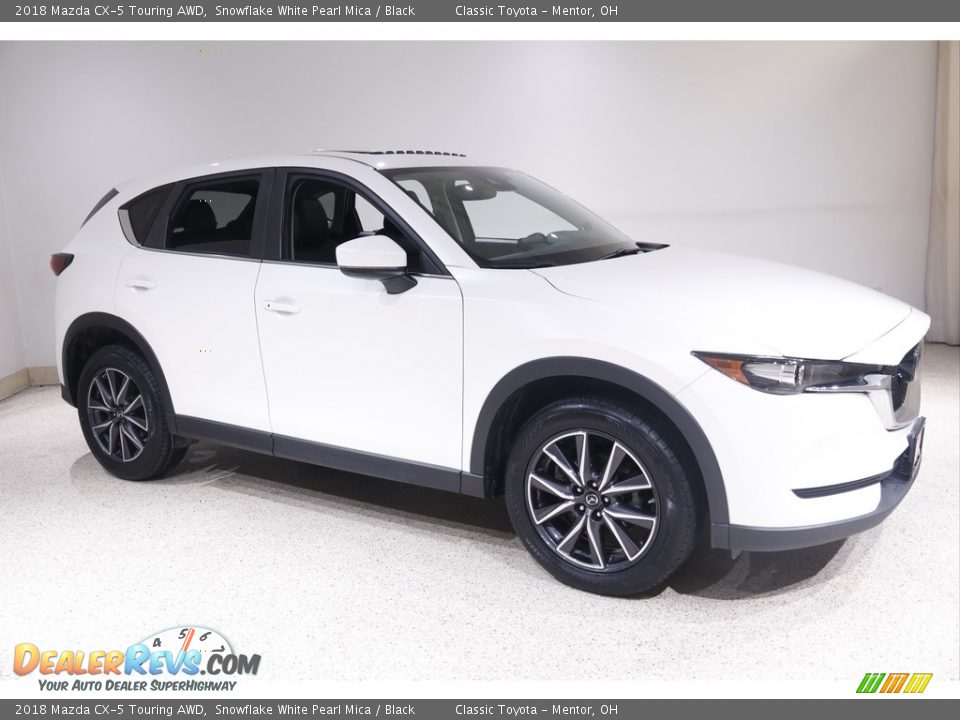2018 Mazda CX-5 Touring AWD Snowflake White Pearl Mica / Black Photo #1