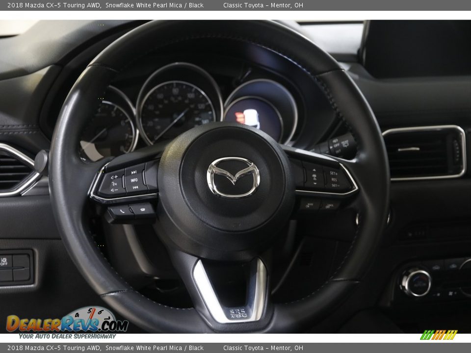 2018 Mazda CX-5 Touring AWD Snowflake White Pearl Mica / Black Photo #7