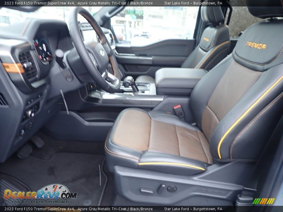 Black/Bronze Interior - 2023 Ford F150 Tremor SuperCrew 4x4 Photo #14