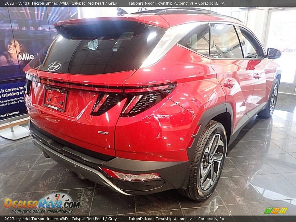 2023 Hyundai Tucson Limited AWD Calypso Red Pearl / Gray Photo #2