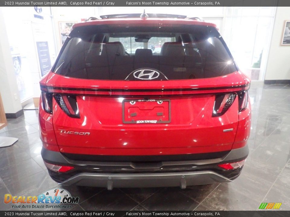 2023 Hyundai Tucson Limited AWD Calypso Red Pearl / Gray Photo #3