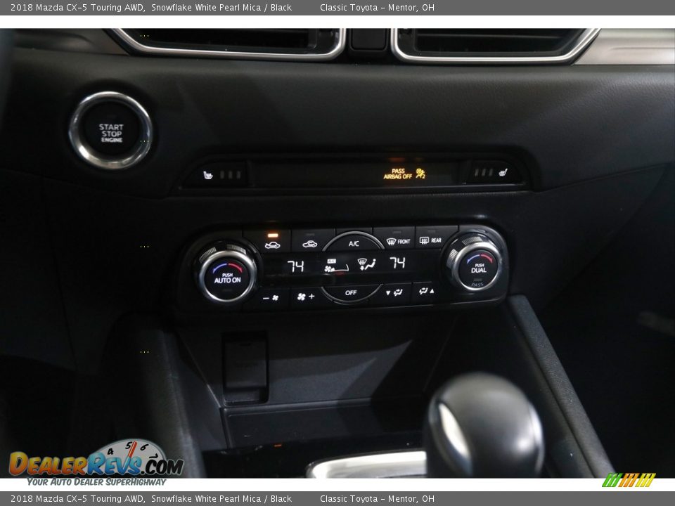 2018 Mazda CX-5 Touring AWD Snowflake White Pearl Mica / Black Photo #13