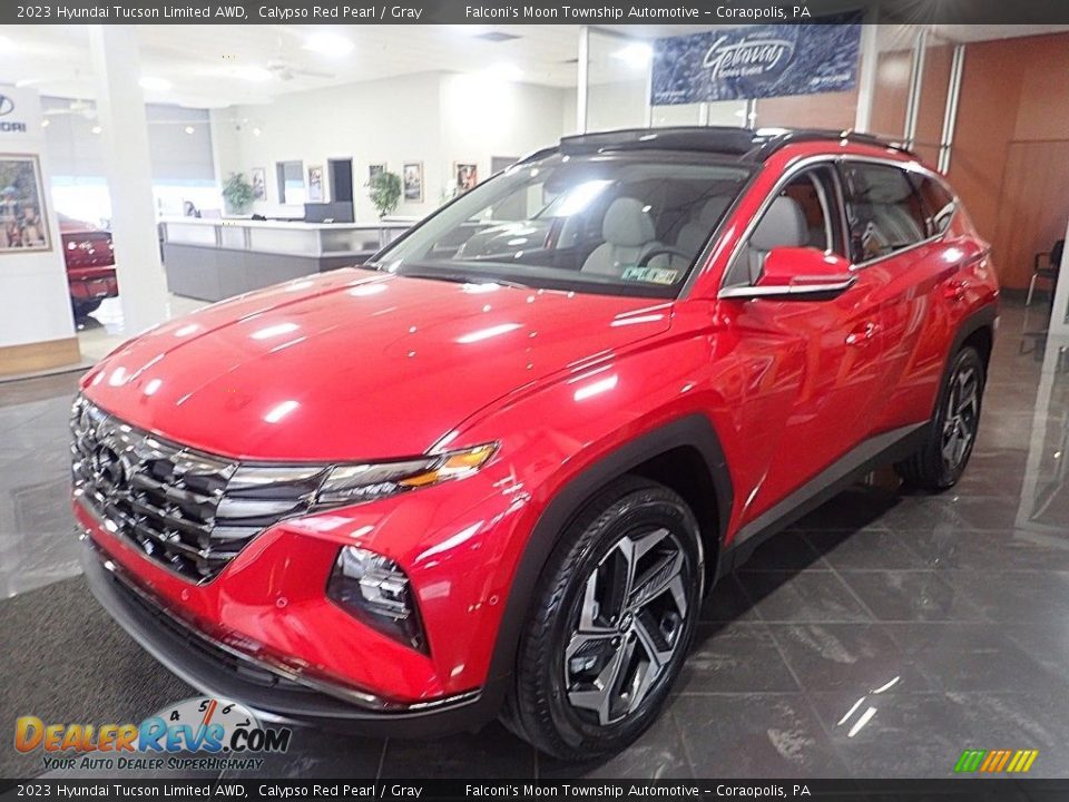 Calypso Red Pearl 2023 Hyundai Tucson Limited AWD Photo #6