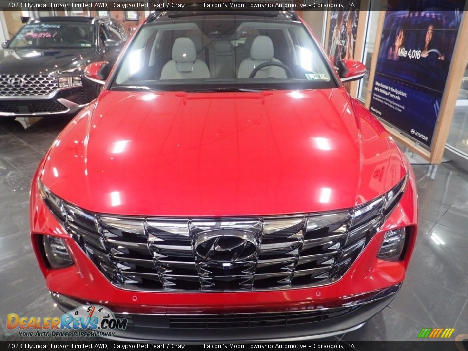 Calypso Red Pearl 2023 Hyundai Tucson Limited AWD Photo #7