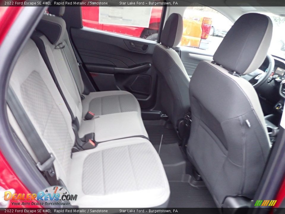 Rear Seat of 2022 Ford Escape SE 4WD Photo #10