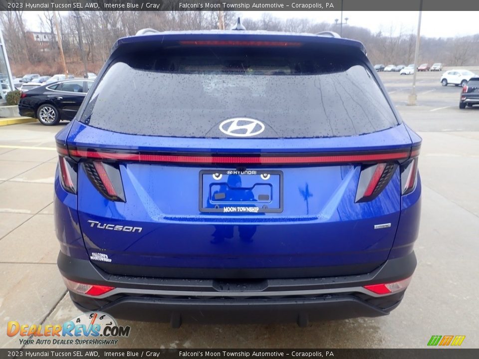 2023 Hyundai Tucson SEL AWD Intense Blue / Gray Photo #3